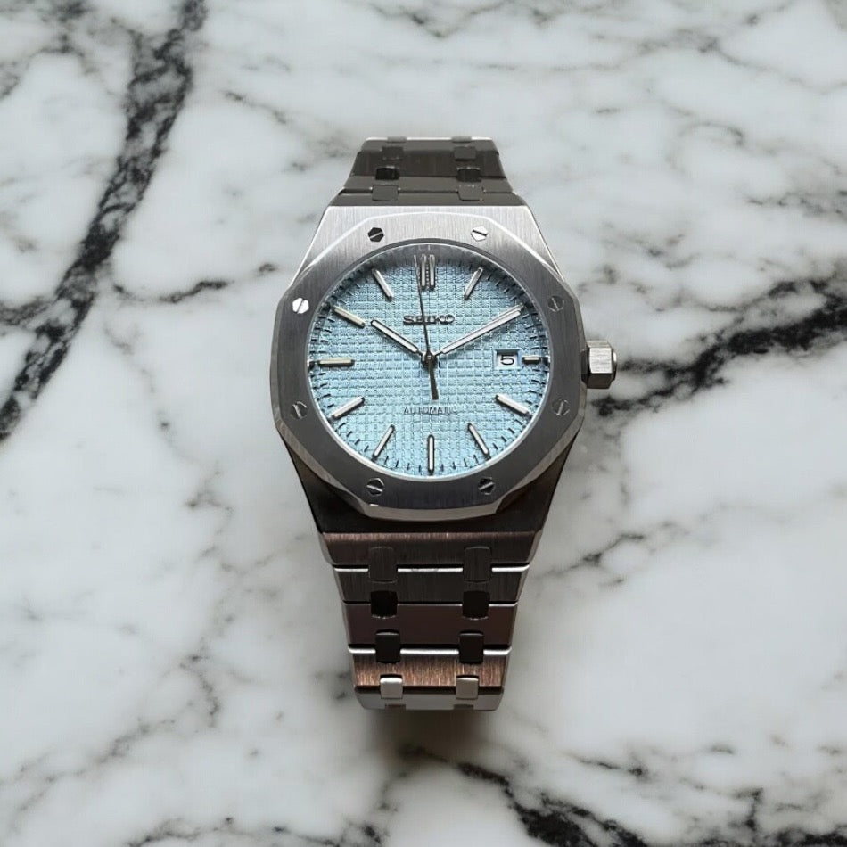 SEIKO MOD ROYAL OAK | BLEU GLACÉ