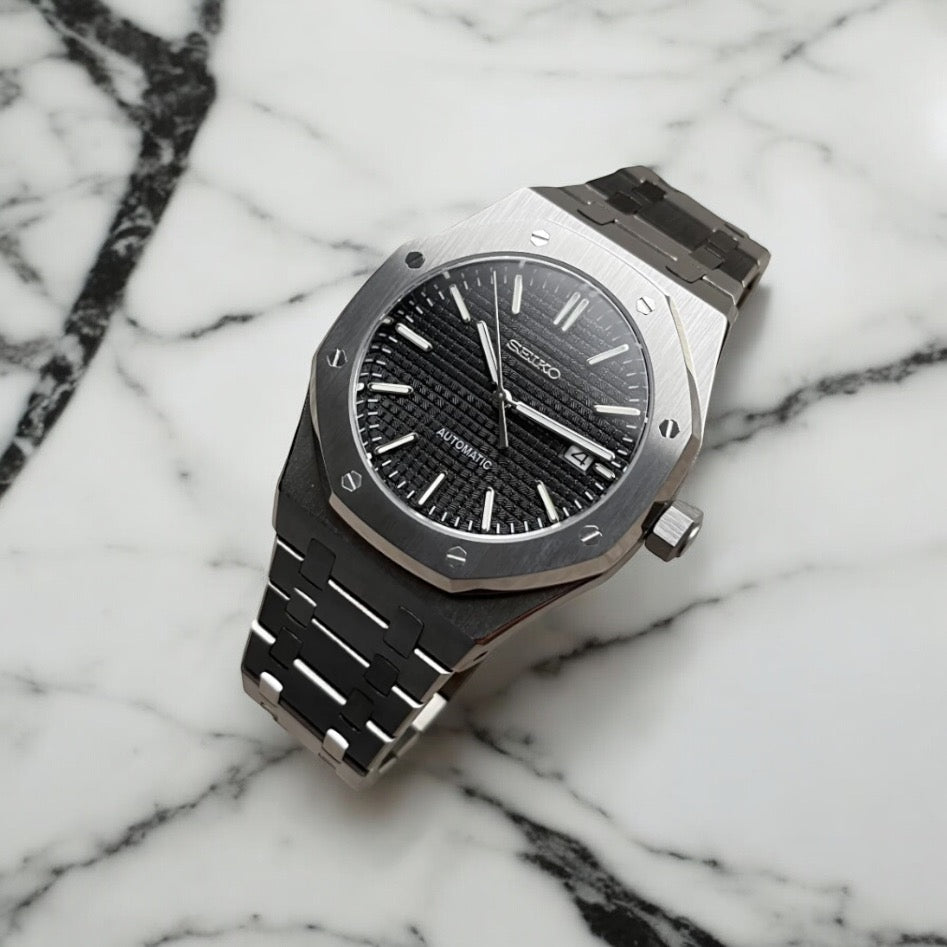 SEIKO MOD ROYAL OAK | NOIR