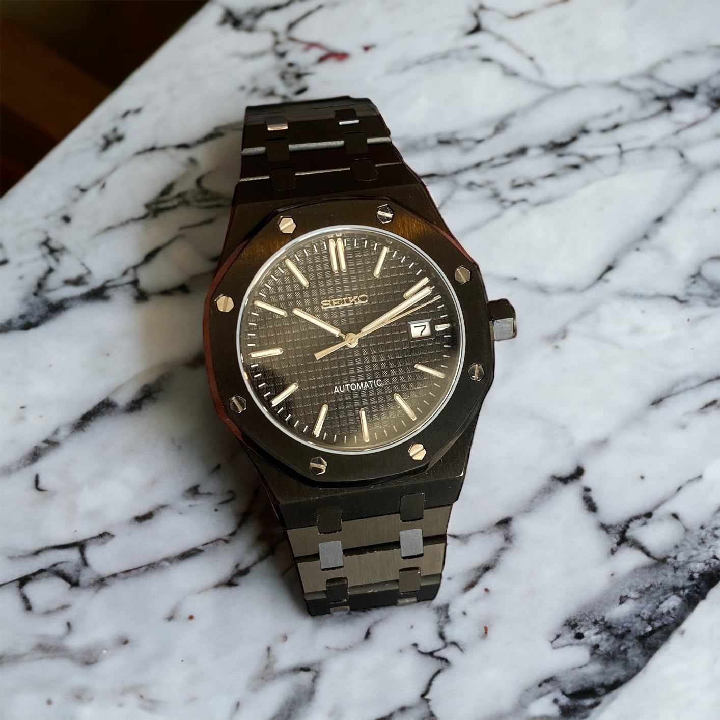 SEIKO MOD ROYAL OAK | BLACK